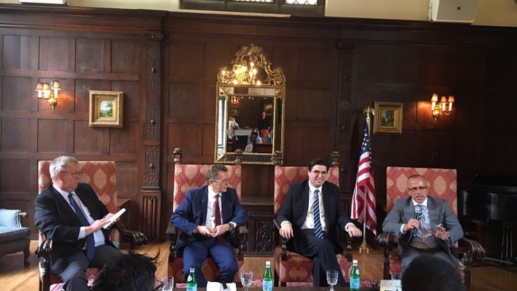Ambassador Tihomir Stoytchev participated in a discussion on the Transatlantic relationship