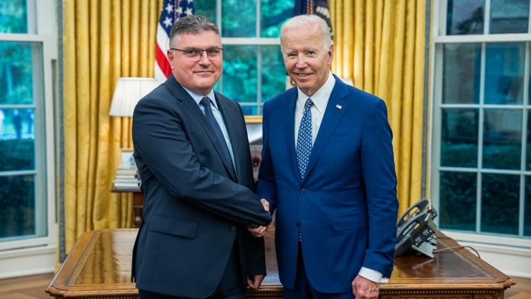 President Joe Biden Welcomed the Newly Appointed Ambassador of Bulgaria to the United States Georgi Panayotov