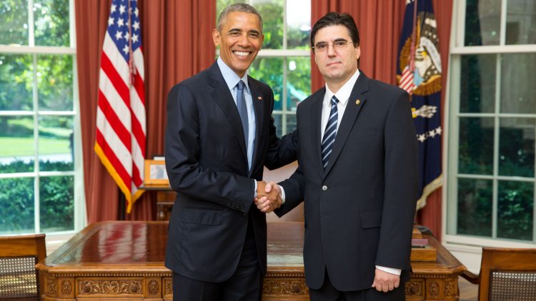 Ambassador Tihomir Stoytchev presented his Credentials to the President of the United States of America Barack Obama
