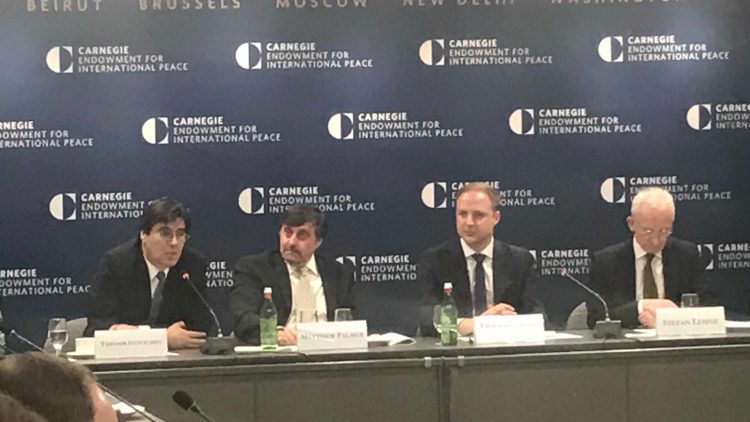 Ambassador Tihomir Stoytchev participates in a roundtable discussion for the Western Balkans and the Euro-Atlantic perspective for the countries in the region
