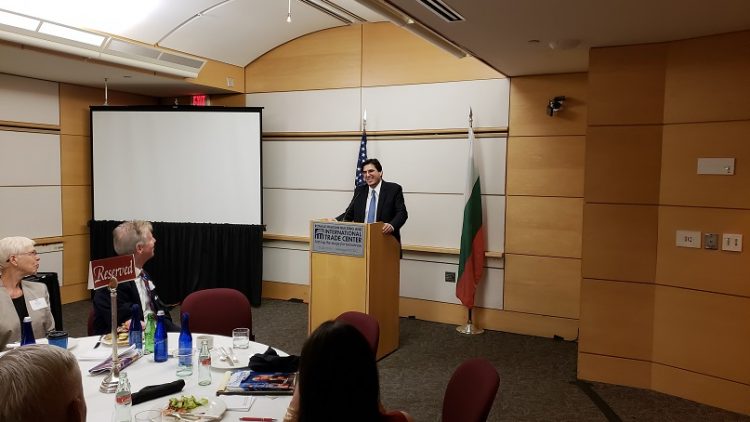 Ambassador Tihomir Stoytchev addressed the Washington  Intergovernmental Professionals Group